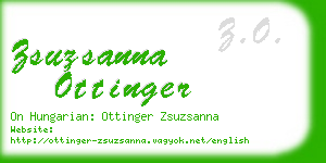 zsuzsanna ottinger business card